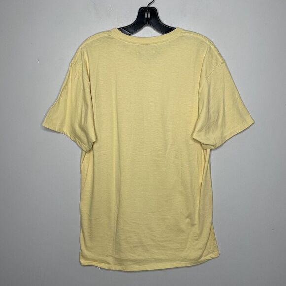 CHAMPION Mens Yellow Logo T-Shirt NEW Classic Graphic Cotton Tee Sz Medium M - Picture 4 of 8